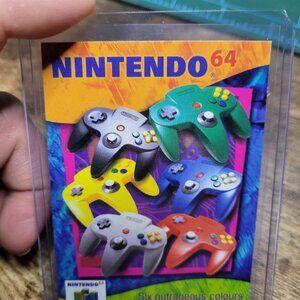 RARE Controller 6 outrageous colours Nintendo 64 Canada Honey Nut Cheerios Card